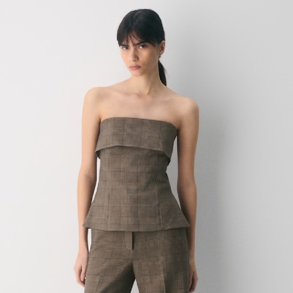 Aritzia Element Tube Top, charcoal / black size 4